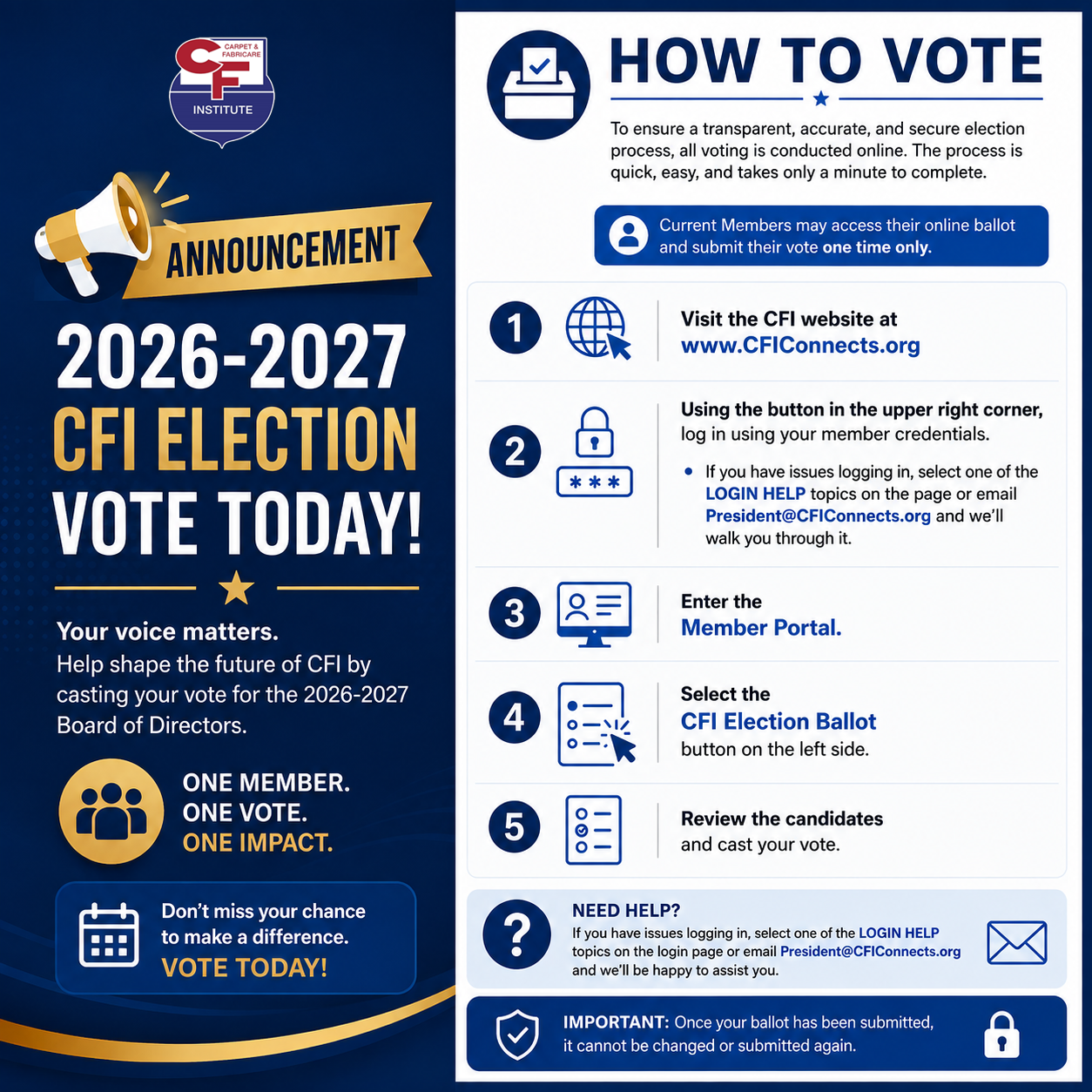 CFI Election Announcement
